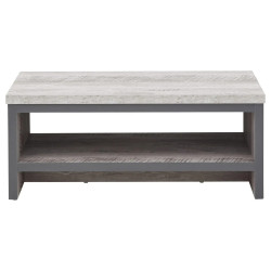 Boston Simple Coffee Table in Grey front