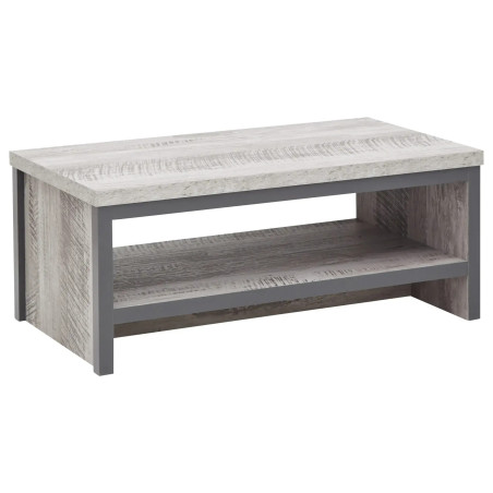 Boston Simple Coffee Table in Grey top