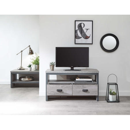 Boston Corner TV Unit in Grey