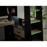 Blaze Gaming Highsleeper Light Brown and Black closed drawer
