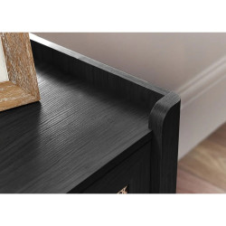 Sydney 6 Drawer Wide Chest black top