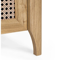 Sydney 5 Drawer Chest light brown leg