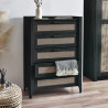 Sydney 5 Drawer Chest black