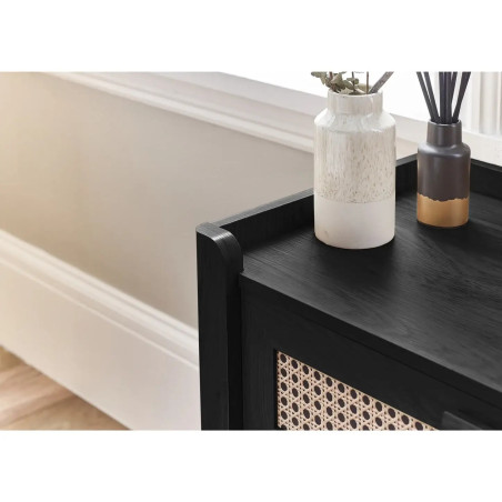 Sydney 5 Drawer Chest black top