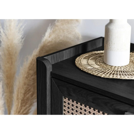 Sydney 3 Drawer Chest black top