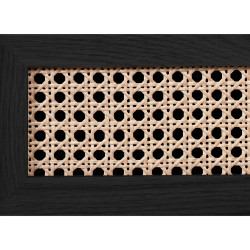 Sydney 3 Drawer Chest black drawer front