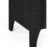Sydney 3 Drawer Chest black legs