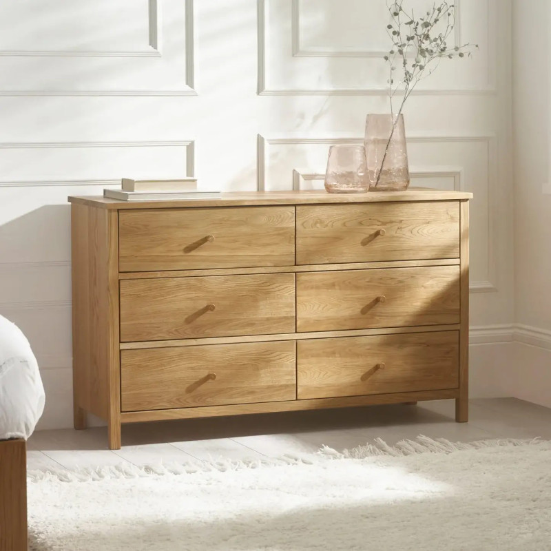 Coxmoor 6 Drawer Chest oak