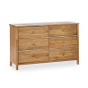 Coxmoor 6 Drawer Chest oak closed