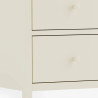 Coxmoor 6 Drawer Chest ivory bottom
