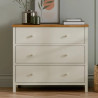 Coxmoor 3 Drawer Chest ivory