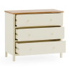 Coxmoor 3 Drawer Chest ivory opened