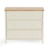 Coxmoor 3 Drawer Chest ivory front