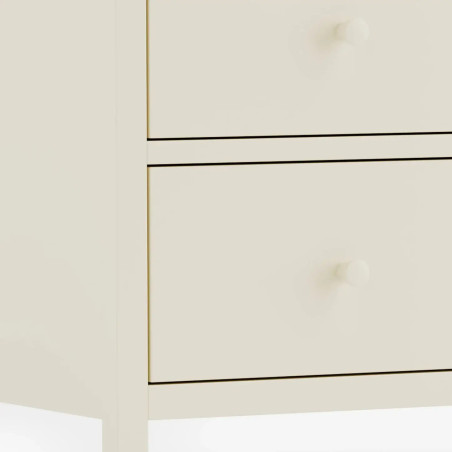 Coxmoor 3 Drawer Chest ivory bottom