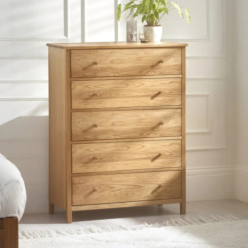 Coxmoor 5 Drawer Wide Chest