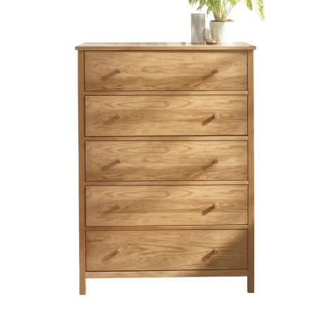 Coxmoor 5 Drawer Wide Chest front