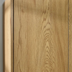 Harlow 2 Door Wardrobe Light Oak Effect side