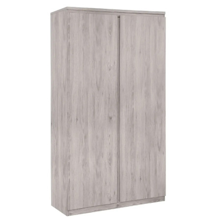 Jupiter 2 Door Wardrobe in Grey Oak closed