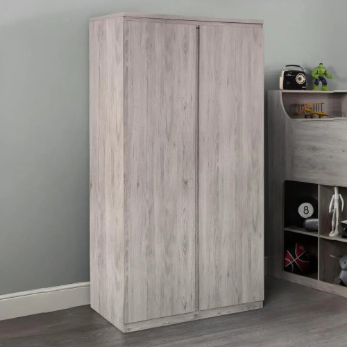 Jupiter 2 Door Wardrobe in Grey Oak