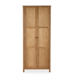 Coxmoor 2 Door Wooden Wardrobe Oak front