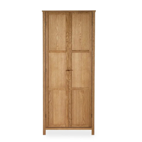 Coxmoor 2 Door Wooden Wardrobe Oak front