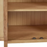 Coxmoor 2 Door Wooden Wardrobe Oak shelf