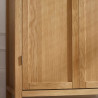 Coxmoor 2 Door Wooden Wardrobe Oak bottom