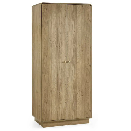 Ingrid 2 Door Wardrobe in Oak Effect closed