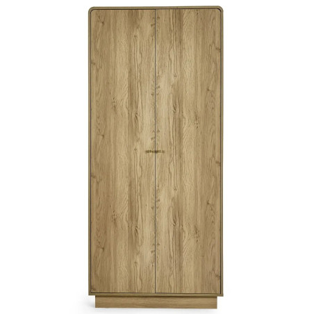 Ingrid 2 Door Wardrobe in Oak Effect front