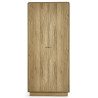 Ingrid 2 Door Wardrobe in Oak Effect front