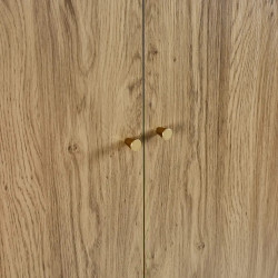 Ingrid 2 Door Wardrobe in Oak Effect handles