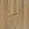 Ingrid 2 Door Wardrobe in Oak Effect handles