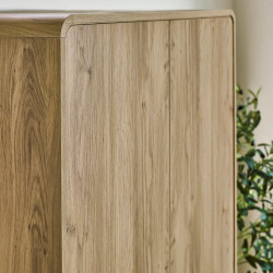 Ingrid 2 Door Wardrobe in Oak Effect side