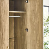 Ingrid 2 Door Wardrobe in Oak Effect shelf