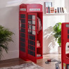 Kids 2 Door Telephone Box Wardrobe opened