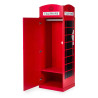 Kids 2 Door Telephone Box Wardrobe internal