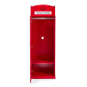 Kids 2 Door Telephone Box Wardrobe hanging rail