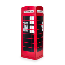 Kids 2 Door Telephone Box Wardrobe door