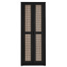 Sydney 2 Door Wardrobe Black front