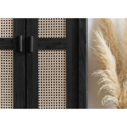 Sydney 2 Door Wardrobe Black handles
