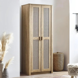 Sydney 2 Door Wardrobe natural oak effect