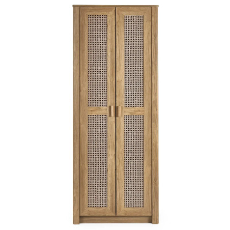 Sydney 2 Door Wardrobe natural oak effect front