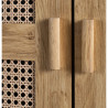 Sydney 2 Door Wardrobe natural oak effect handles