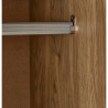 Sydney 2 Door Wardrobe natural oak effect hanging rail