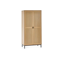 Sia 2 Door Wardrobe in Oak Effect closed