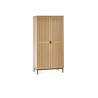 Sia 2 Door Wardrobe in Oak Effect closed