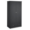 Radley  2 Door Wardrobe Black closed