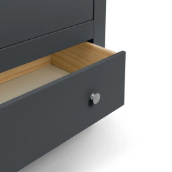 Radley  2 Door Wardrobe Black drawer