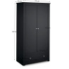 Radley  2 Door Wardrobe Black dimensions