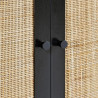Padstow 2 Door Wardrobe Black handles